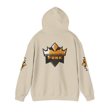 Punkz Crowned Hoodie - Unisex Heavy Blend, Stylish Pullover for Casual Wear, Streetwear Fashion, Gifts for Friends