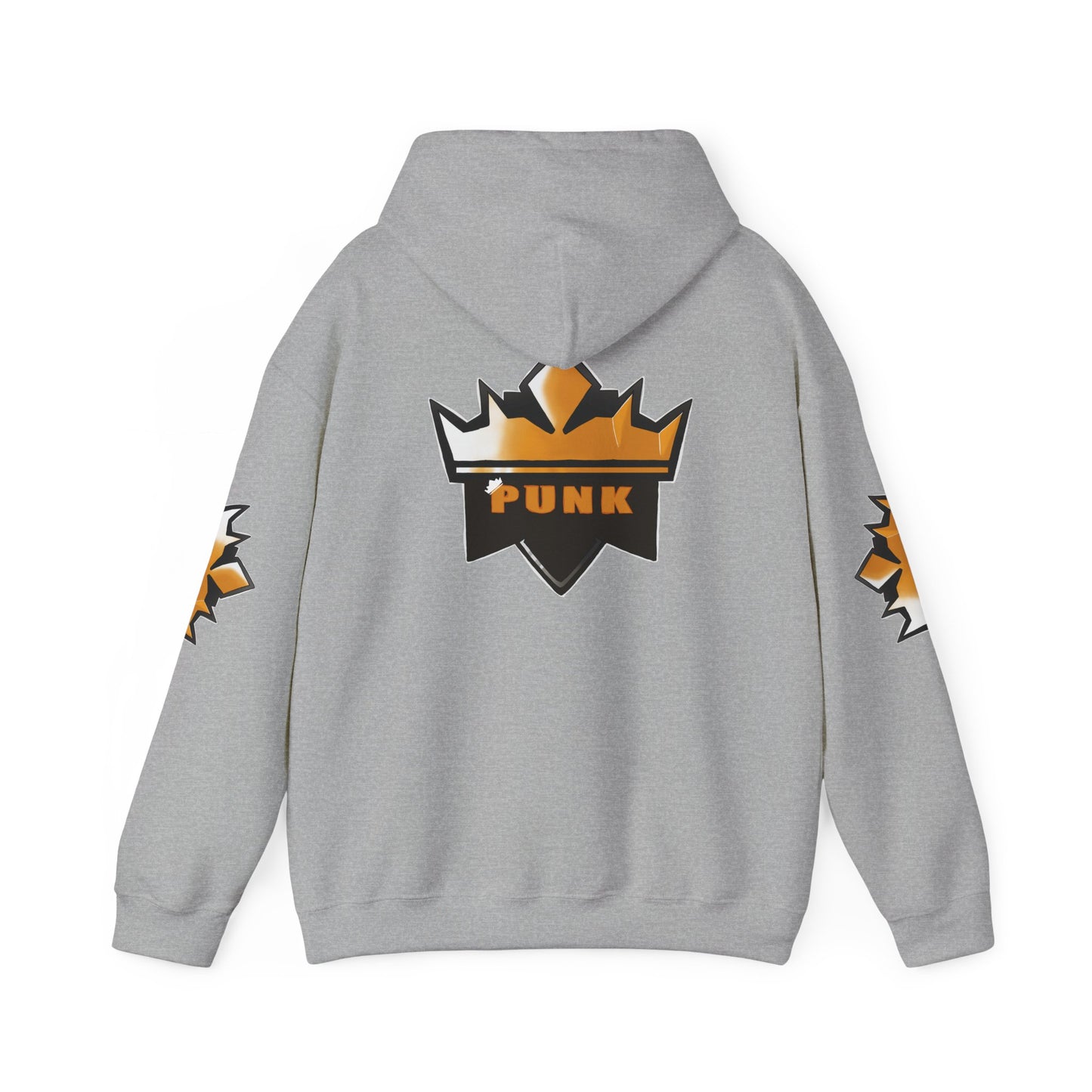 Punkz Crowned Hoodie - Unisex Heavy Blend, Stylish Pullover for Casual Wear, Streetwear Fashion, Gifts for Friends