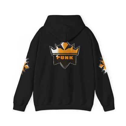Punkz Crowned Hoodie - Unisex Heavy Blend, Stylish Pullover for Casual Wear, Streetwear Fashion, Gifts for Friends