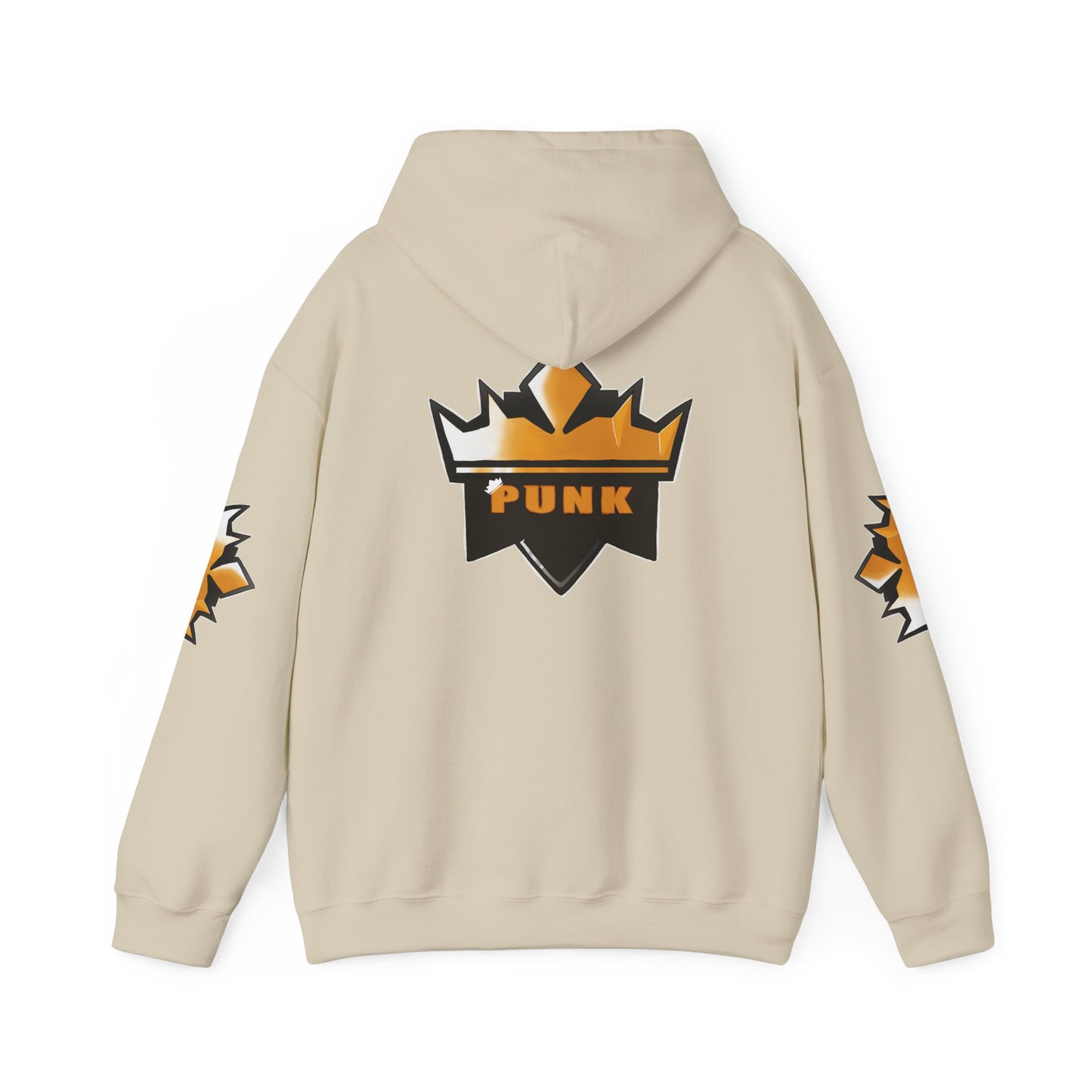 Punkz Crowned Hoodie - Unisex Heavy Blend, Stylish Pullover for Casual Wear, Streetwear Fashion, Gifts for Friends